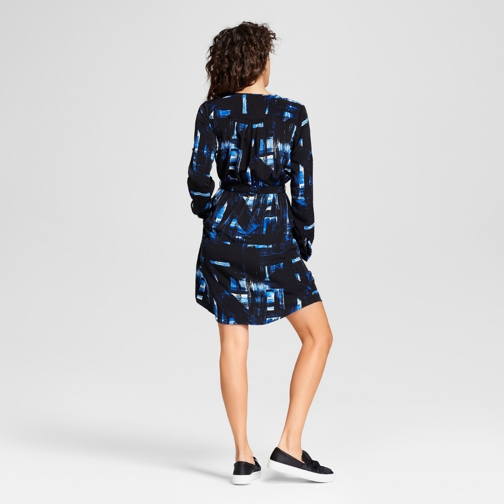 Convertible Sleeve Shirt Dress #48-9 - Picture 2 of 2